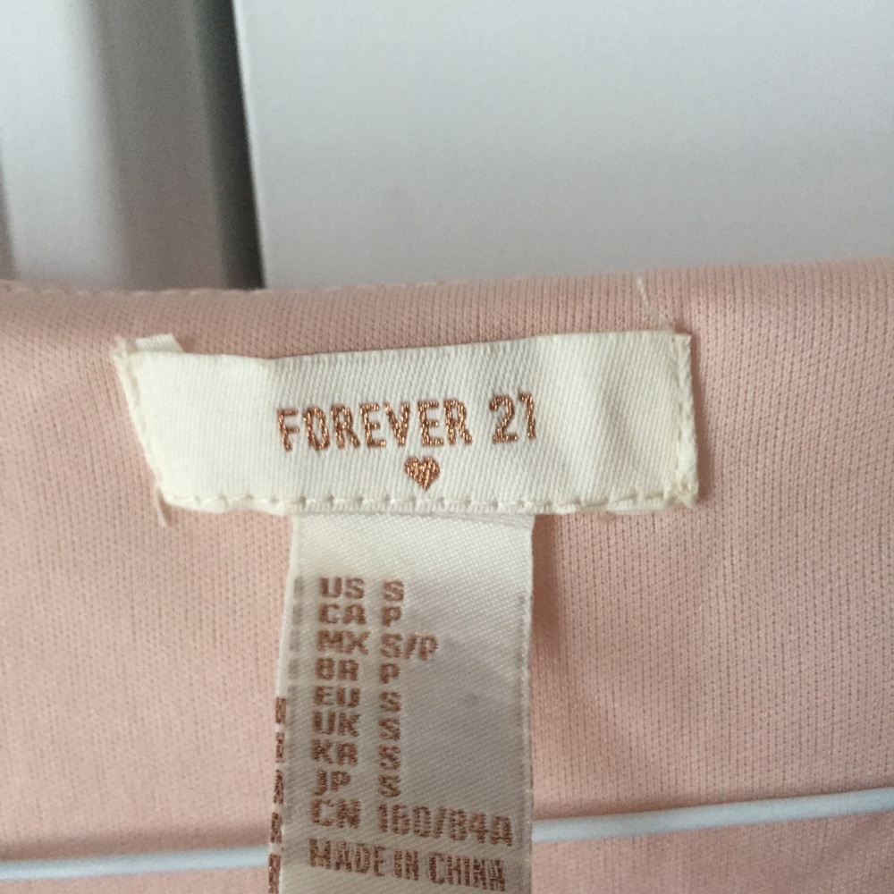 NWOT beautiful blush lace lined dress - Picture 4 of 6